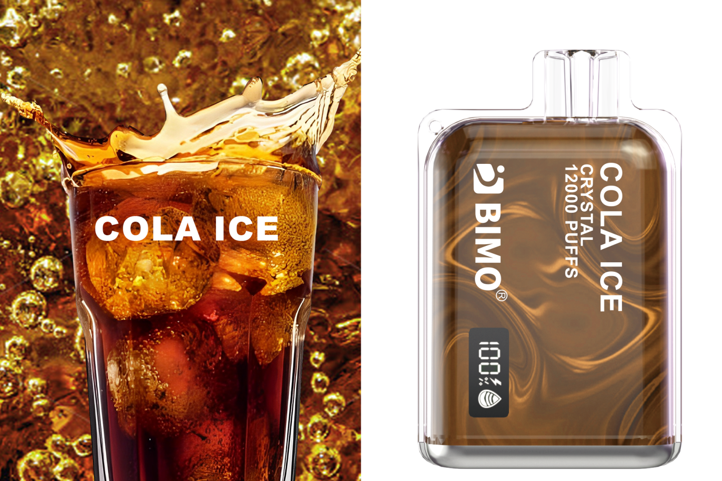 BIMO Crystal 12000 Cola Ice Disposable (1pcs)
