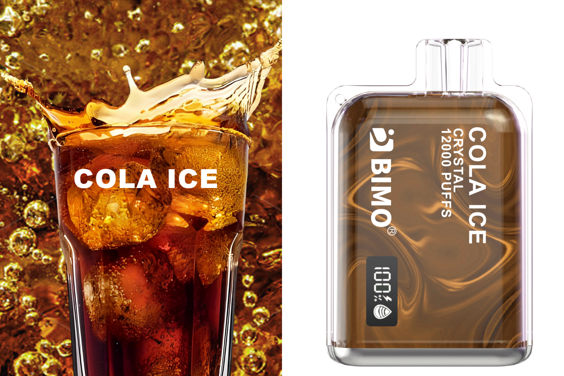 BIMO Crystal 12000 Cola Ice Disposable (1pcs)