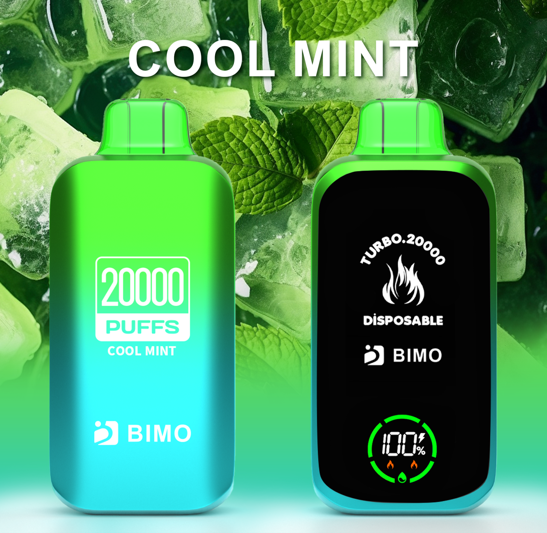 BIMO TURBO 20000 Cool Mint Disposable (1pcs)