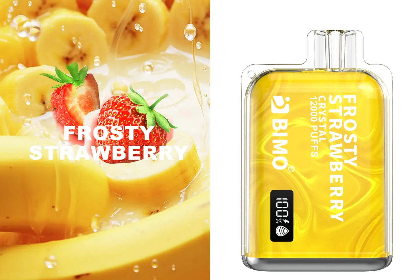 BIMO Crystal 12000 Frosty Strawberry Disposable (1pcs)