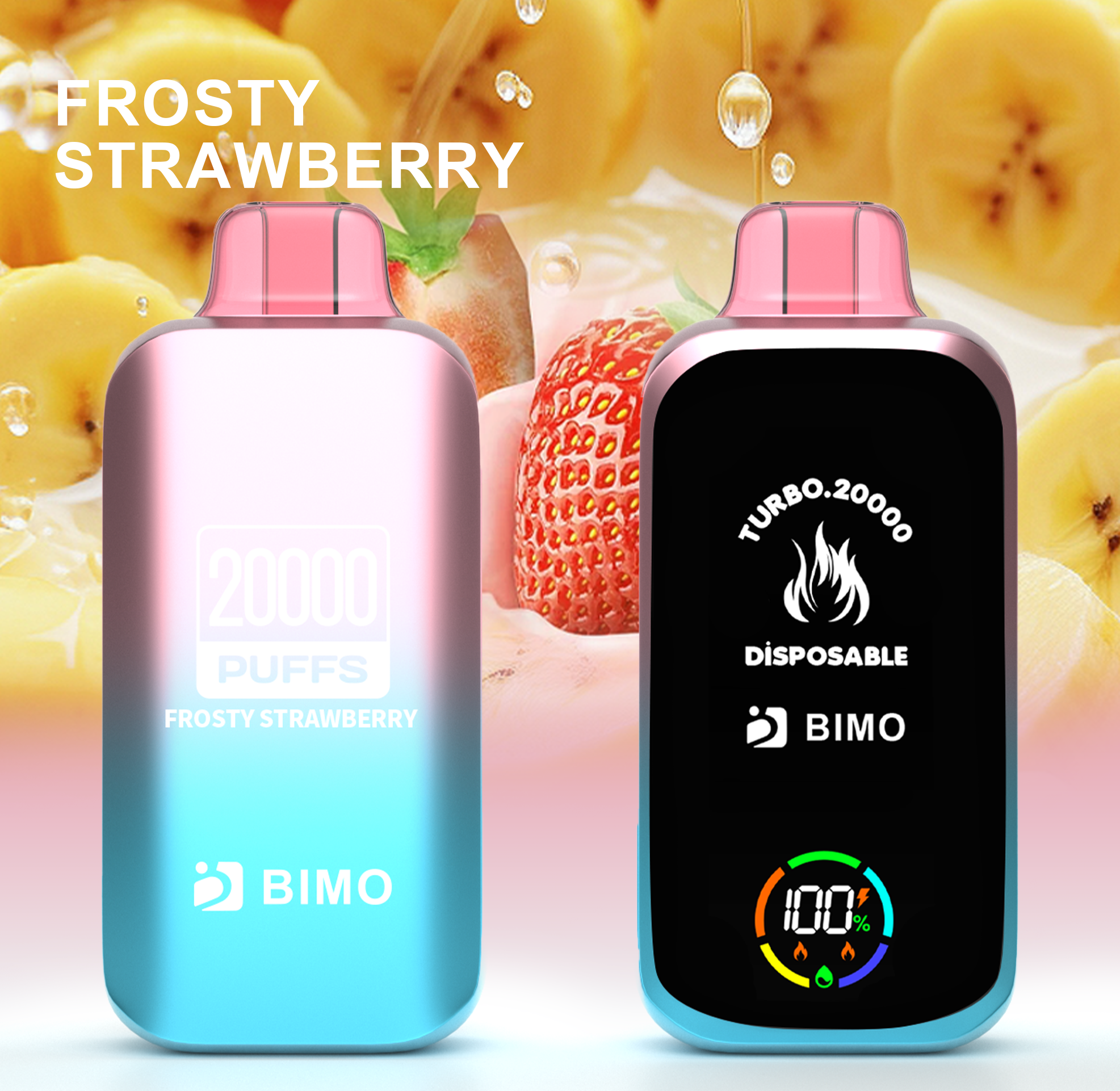 BIMO TURBO 20000 Frosty Strawberry Disposable (1pcs)