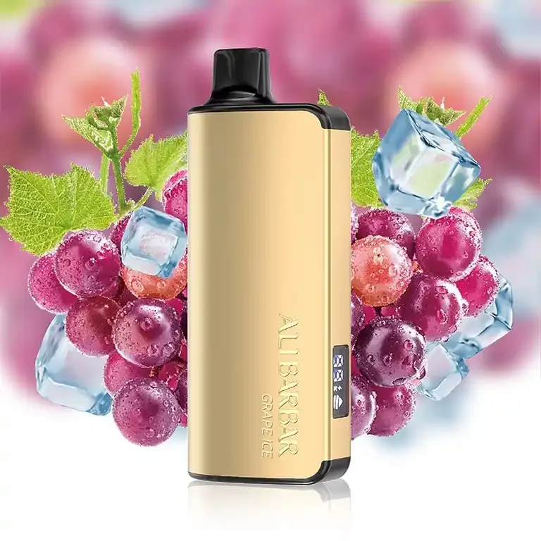 ALIBARBAR INGOT 9000 Grape Ice Disposable (1pcs)