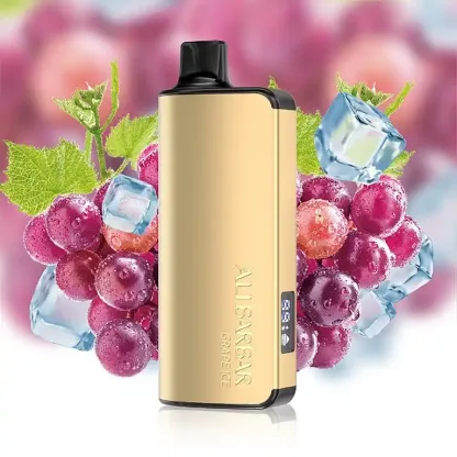 ALIBARBAR INGOT 9000 Grape Ice Disposable (1pcs)