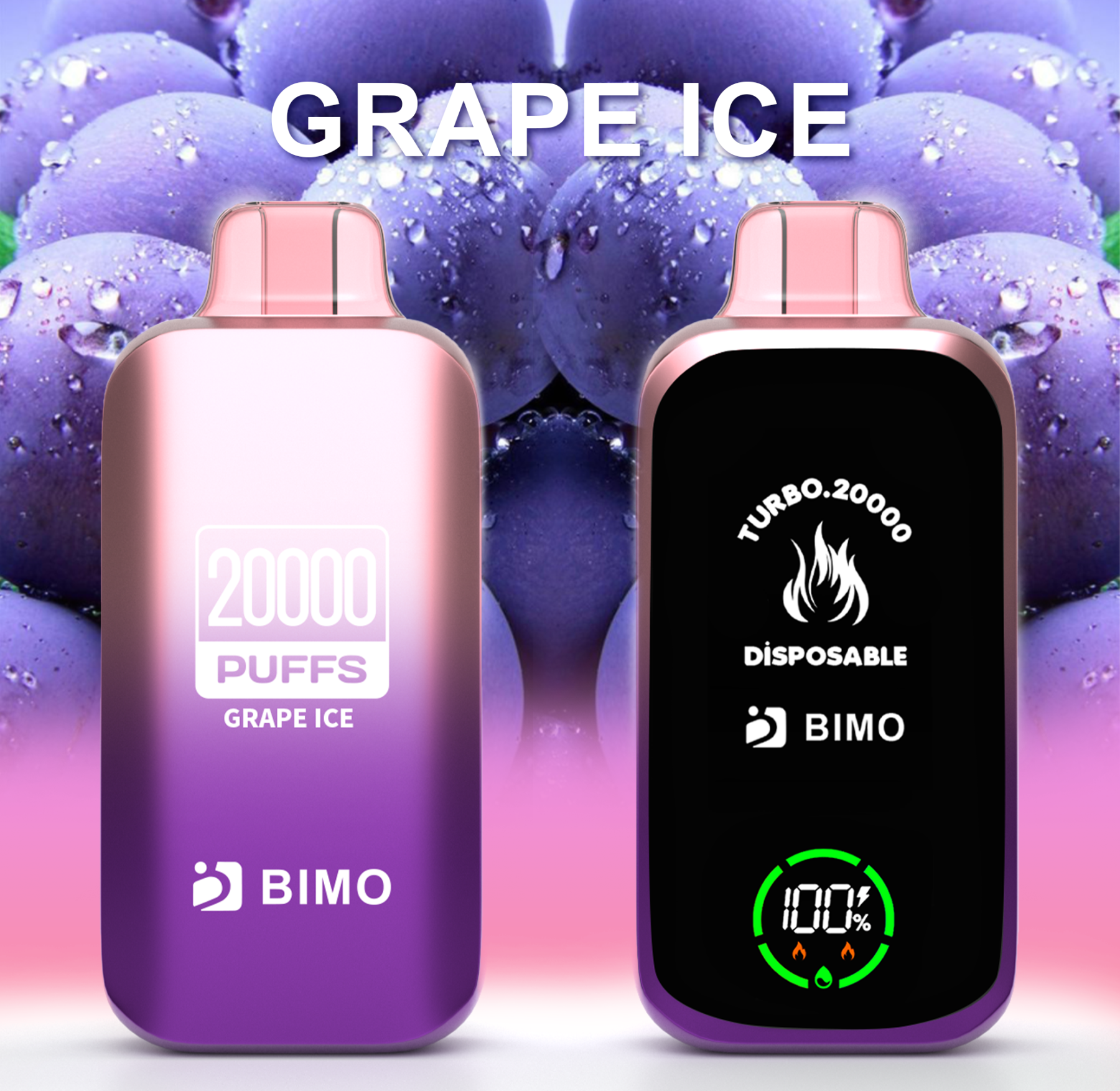 BIMO TURBO 20000 Grape Ice Disposable (1pcs)