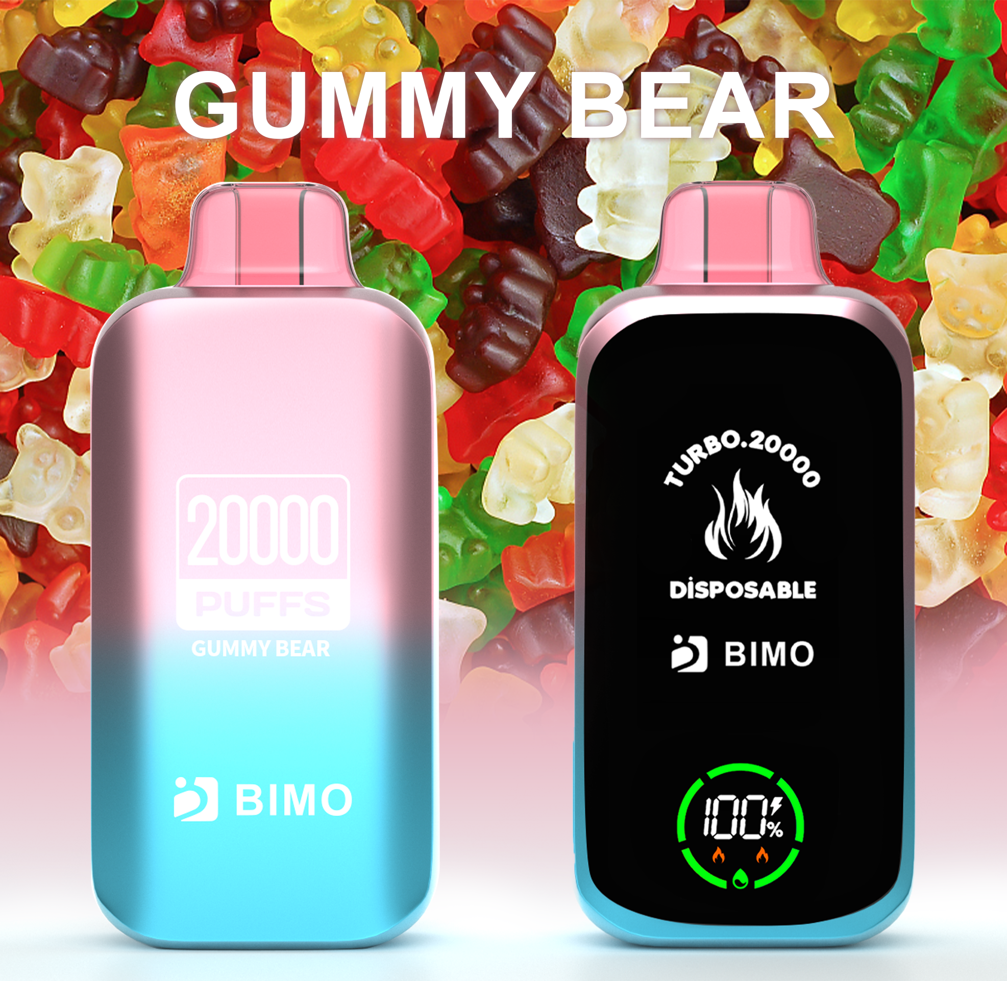 BIMO TURBO 20000 Gummy Bear Disposable (1pcs)