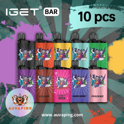 IGET BAR Packages 10pcs (Mix Flavors)