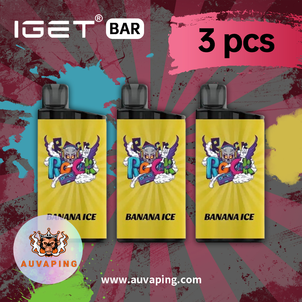 IGET BAR Packages 3pcs/5pcs/10pcs（Single Flavor）