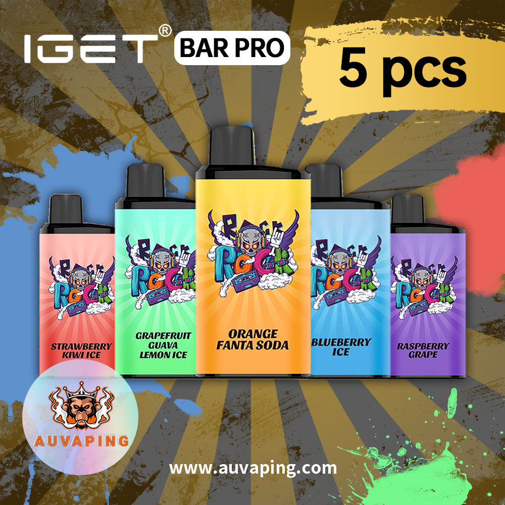 IGET BAR PRO Packages 5pcs (Mix Flavors)