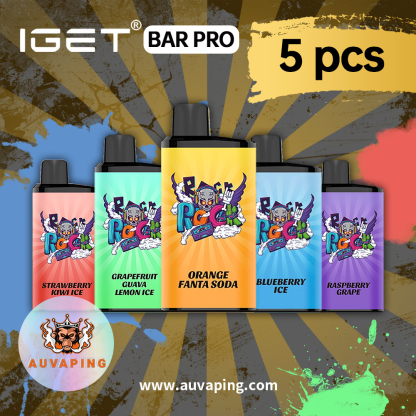 IGET BAR PRO Packages 5pcs (Mix Flavors)