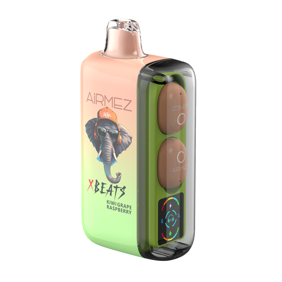 AIRMEZ XBEATS 40000 Kiwi Grape Raspberry Disposable (1pcs)