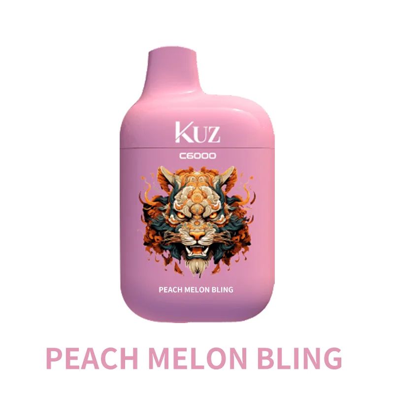 KUZ C6000 Peach Melon Bling Disposable (1pcs)