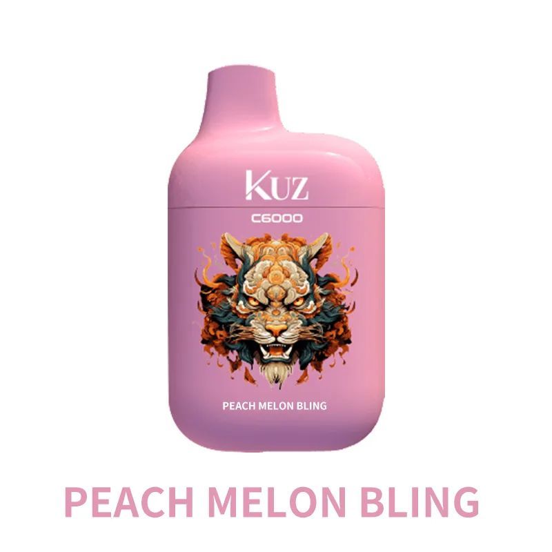 KUZ C6000 Peach Melon Bling Disposable (1pcs)
