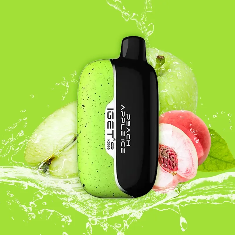 IGET MOON 5000 Peach Apple Disposable (1pcs)