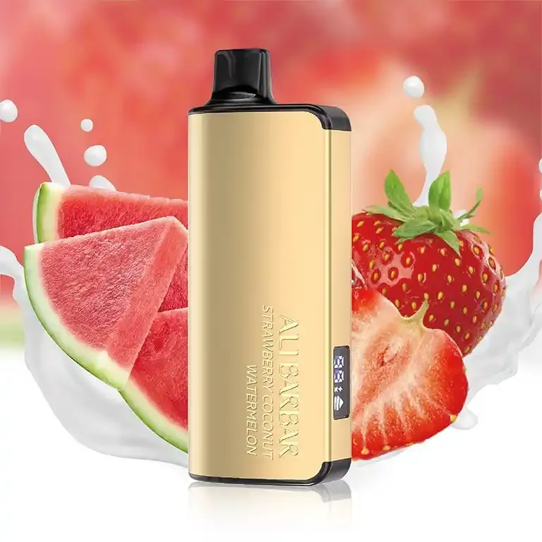 ALIBARBAR INGOT 9000 Strawberry Coconut Watermelon Disposable (1pcs)