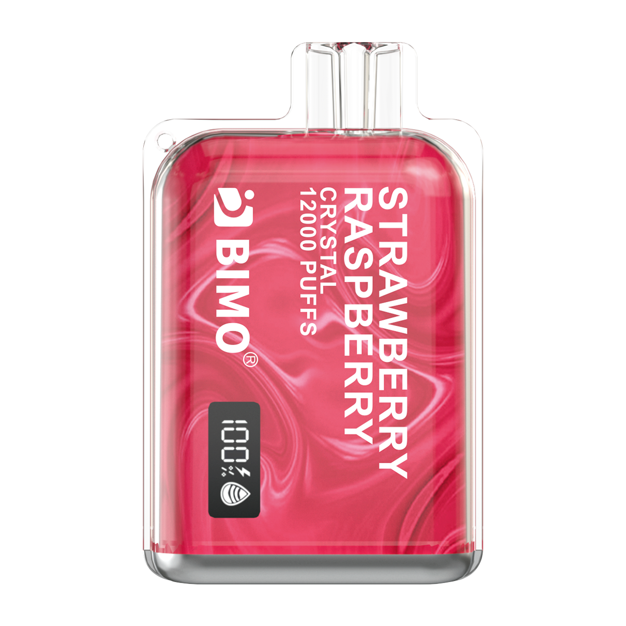 BIMO Crystal 12000 Strawberry Raspberry Disposable (1pcs)