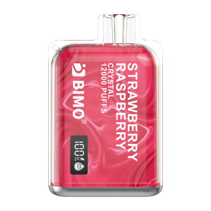 BIMO Crystal 12000 Strawberry Raspberry Disposable (1pcs)