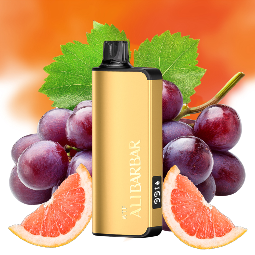 ALIBARBAR INGOT 9000 Grape Grapefruit Disposable (1pcs)