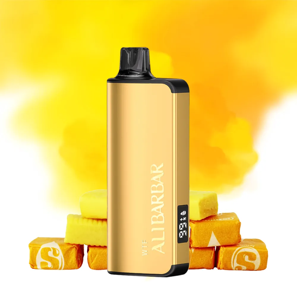 ALIBARBAR INGOT 9000 Yellow Starburstt Disposable (1pcs)