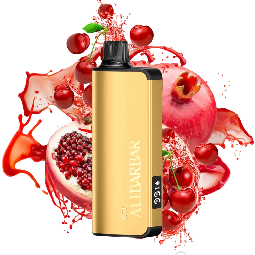 ALIBARBAR INGOT 9000 Cherry Pomegranate Disposable (1pcs)