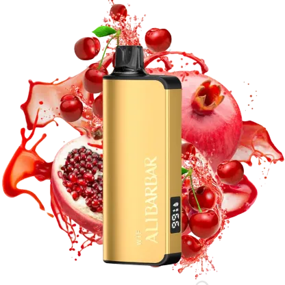 ALIBARBAR INGOT 9000 Cherry Pomegranate Disposable (1pcs)