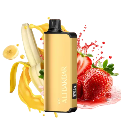 ALIBARBAR INGOT 9000 Strawnana Disposable (1pcs)