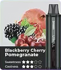 UWELL DP6000 Blackberry Cherry Pomegranate Disposable (1pcs)-AUVAPING