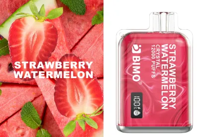 BIMO Crystal 12000 Strawberry Watermelon Disposable (1pcs)