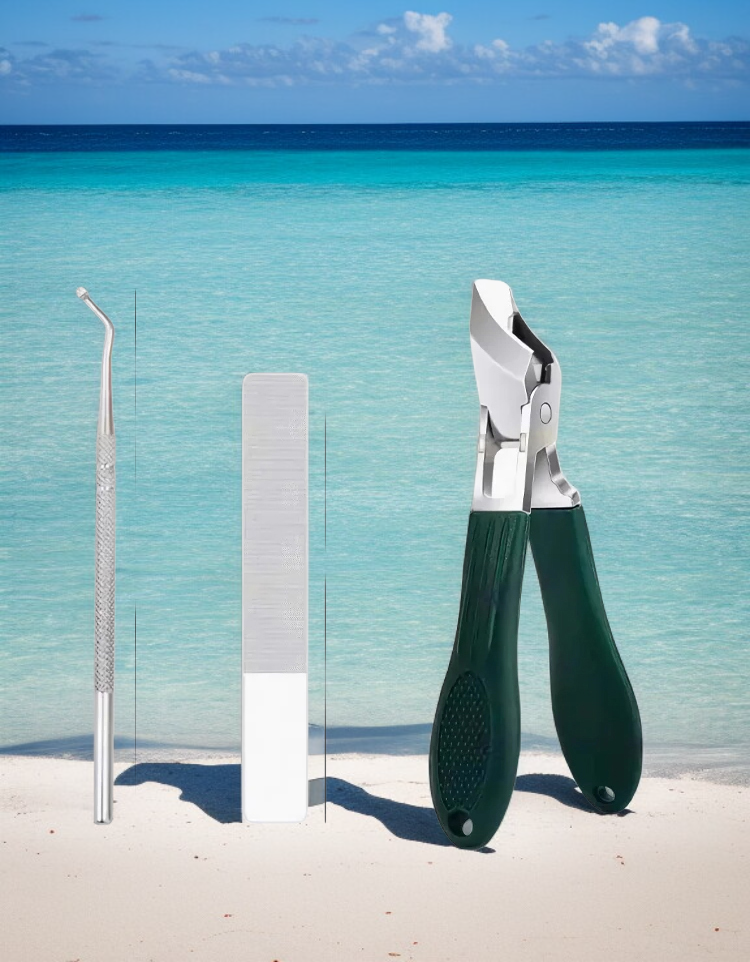 ชุดกรรไกรตัดเล็บป้องกันการกระเด็นสำหรับเล็บคุด