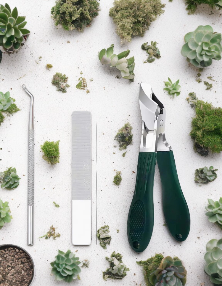 ชุดกรรไกรตัดเล็บป้องกันการกระเด็นสำหรับเล็บคุด