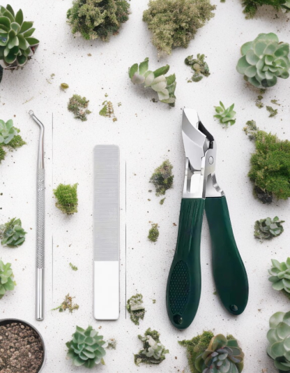 ชุดกรรไกรตัดเล็บป้องกันการกระเด็นสำหรับเล็บคุด