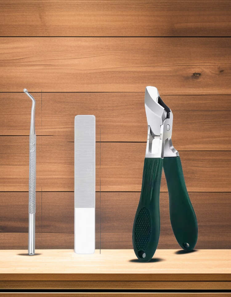 ชุดกรรไกรตัดเล็บป้องกันการกระเด็นสำหรับเล็บคุด