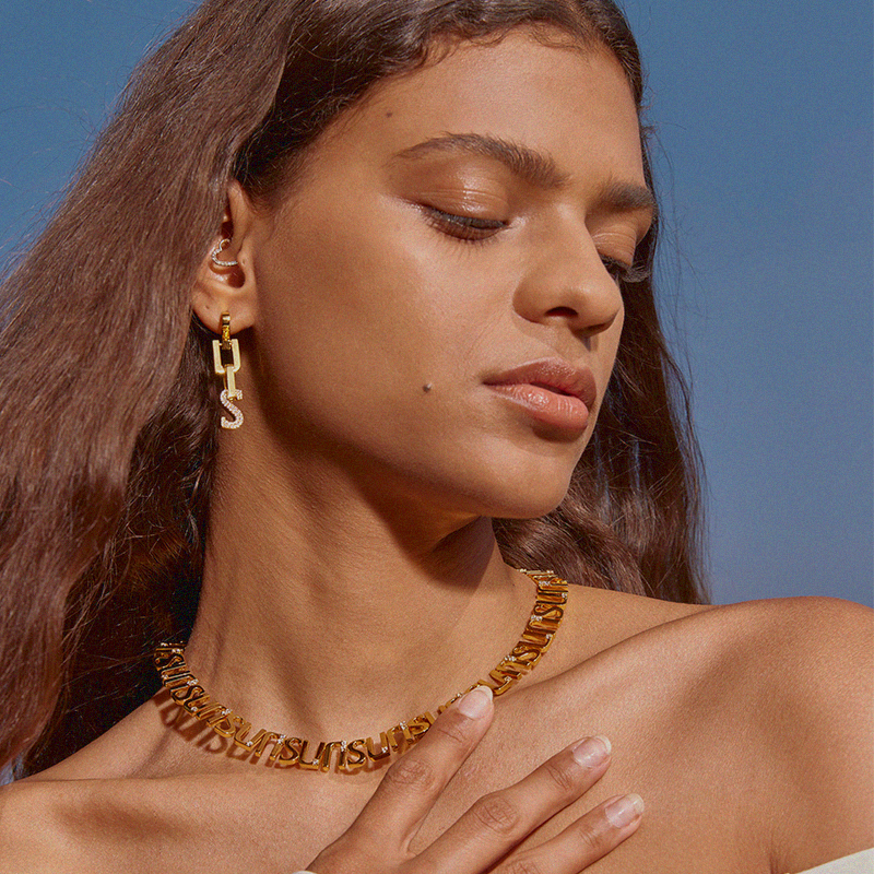 SOLAR Chain Earrings