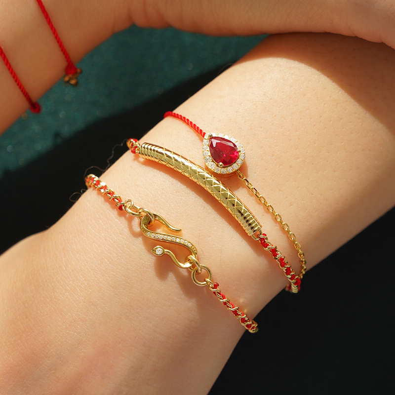 Ouroboros snake Scale Bracelet