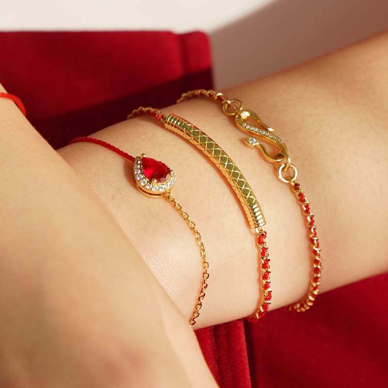 Ouroboros snake Scale Bracelet