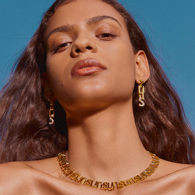 SOLAR Chain Earrings