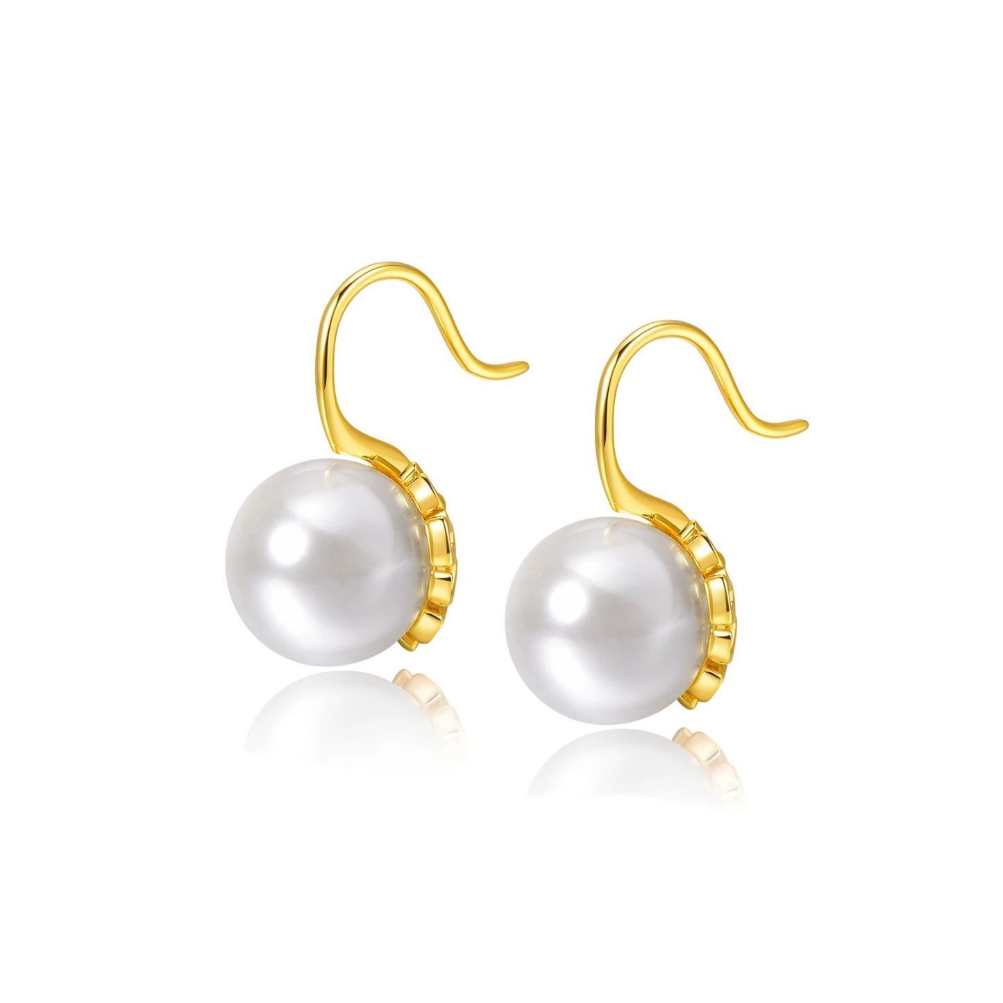 SOLAR Pearl Earrings with Hook