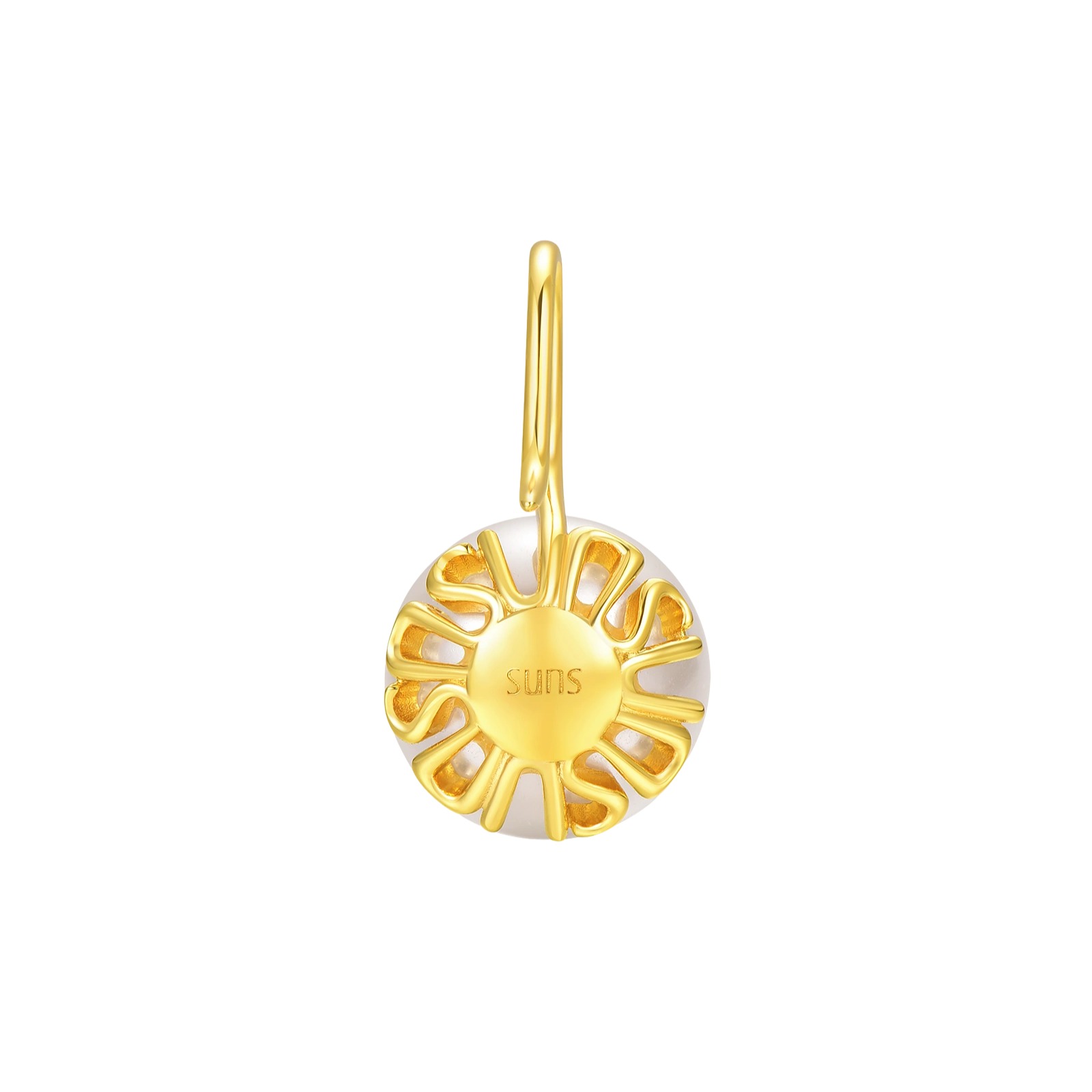 SOLAR Pearl Earrings with Hook