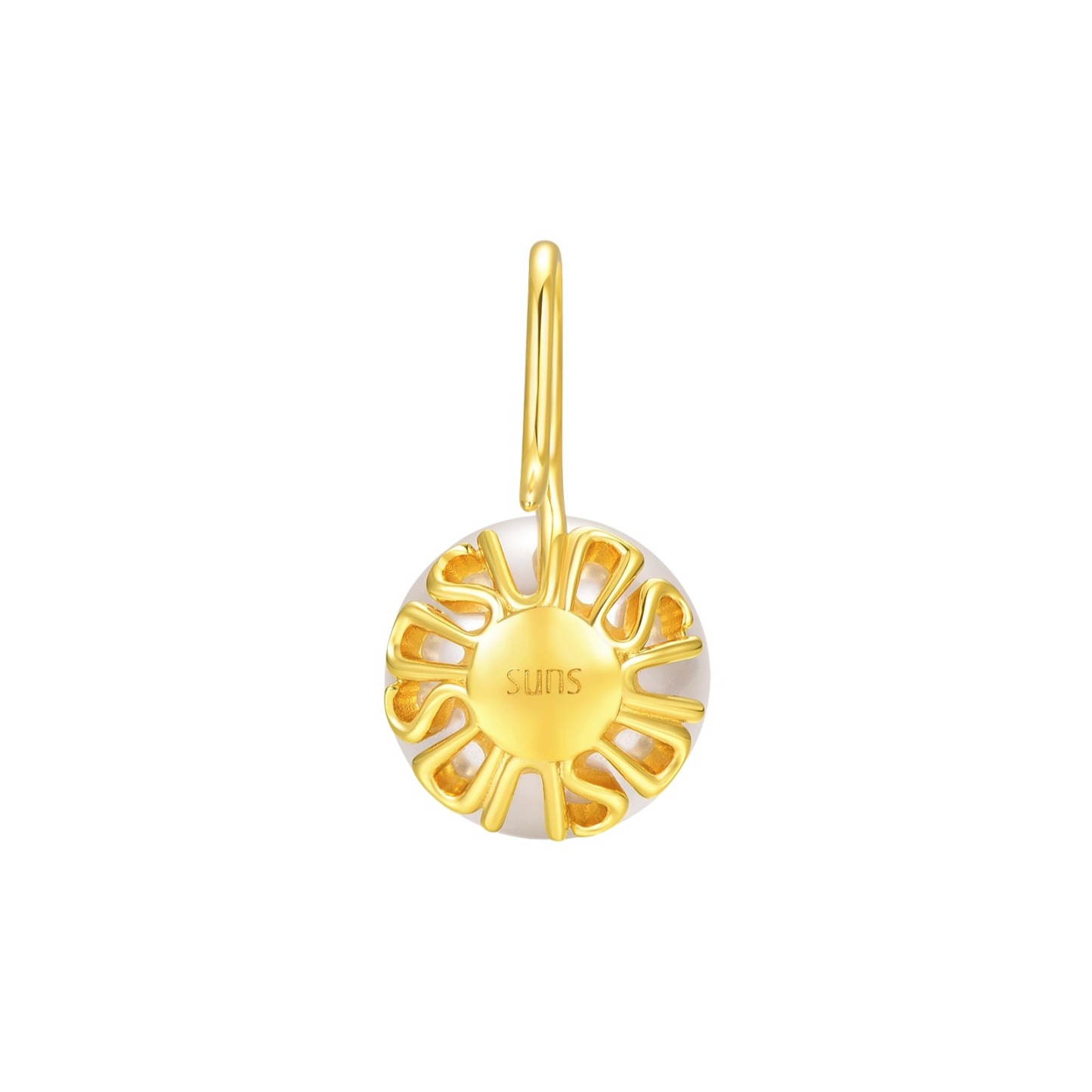 SOLAR Pearl Earrings with Hook