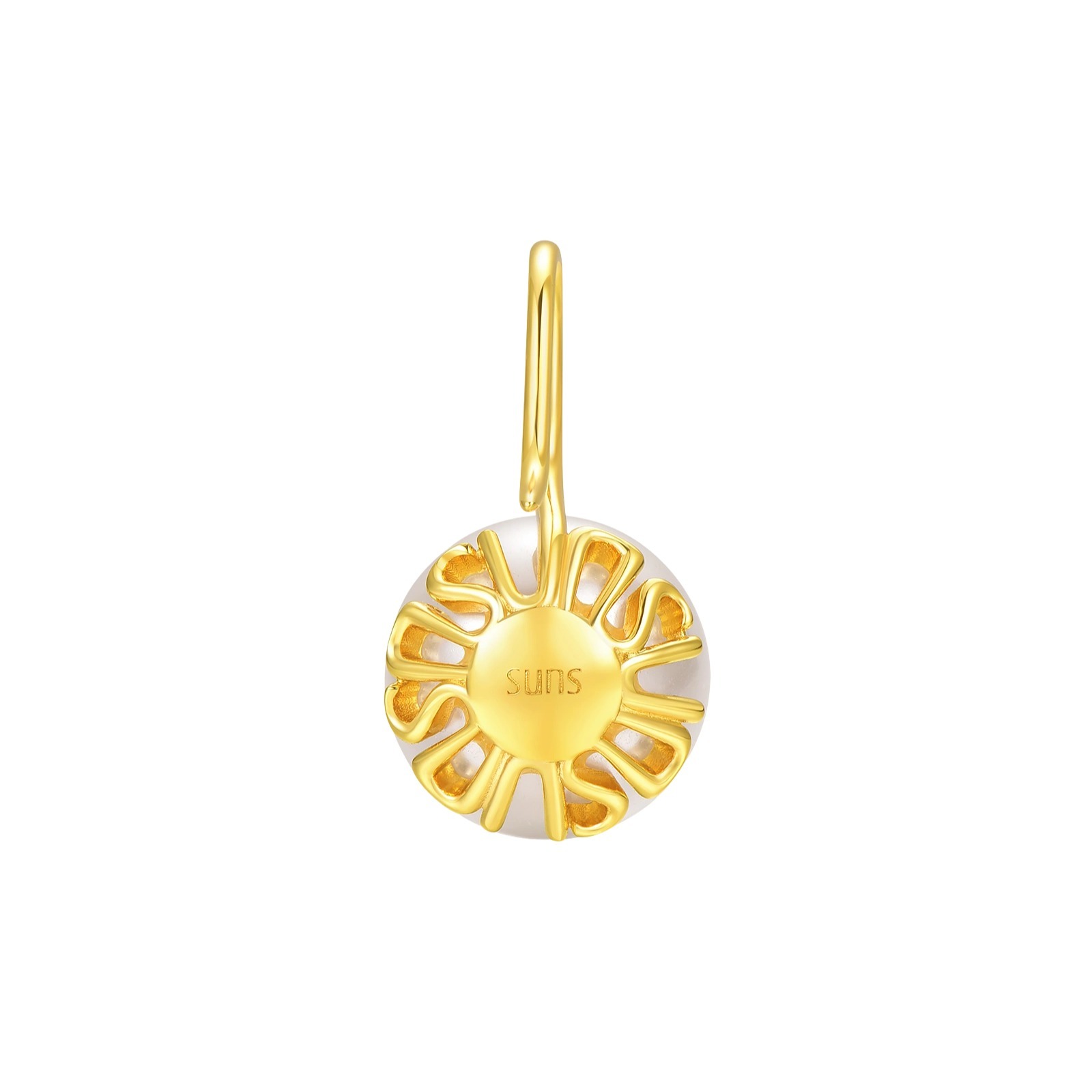SOLAR Pearl Earrings with Hook