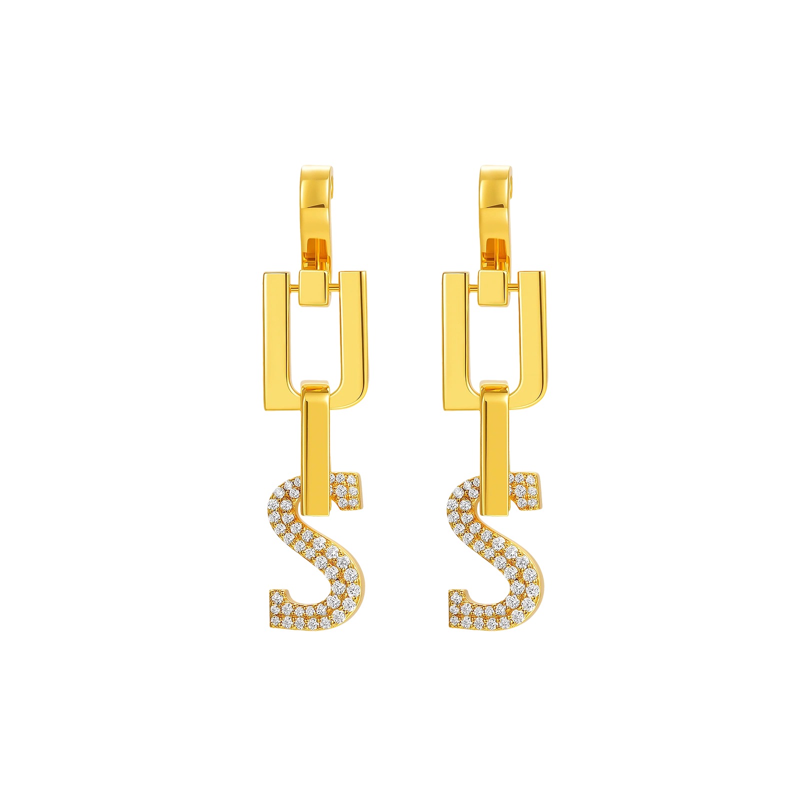 SOLAR Chain Earrings