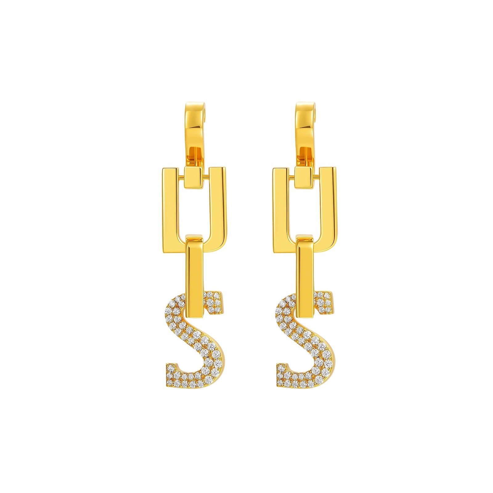 SOLAR Chain Earrings
