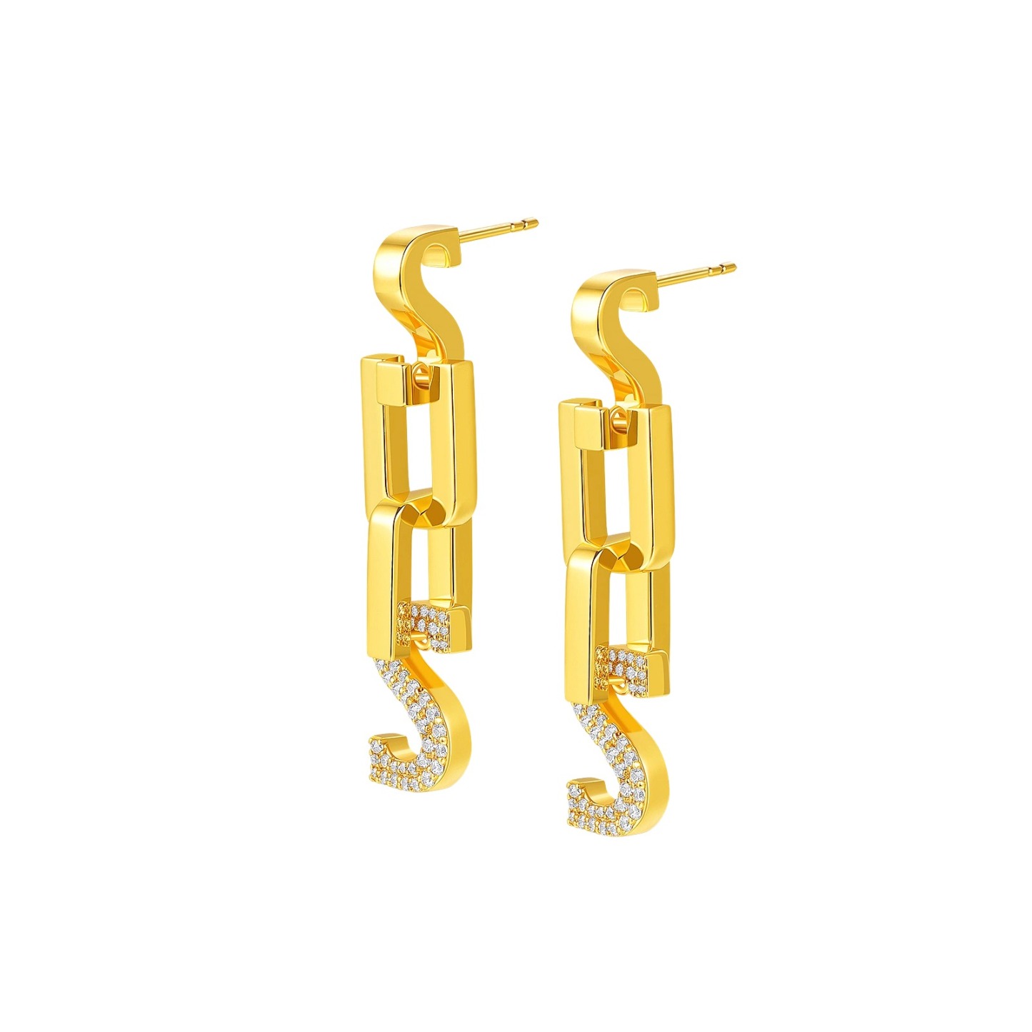 SOLAR Chain Earrings