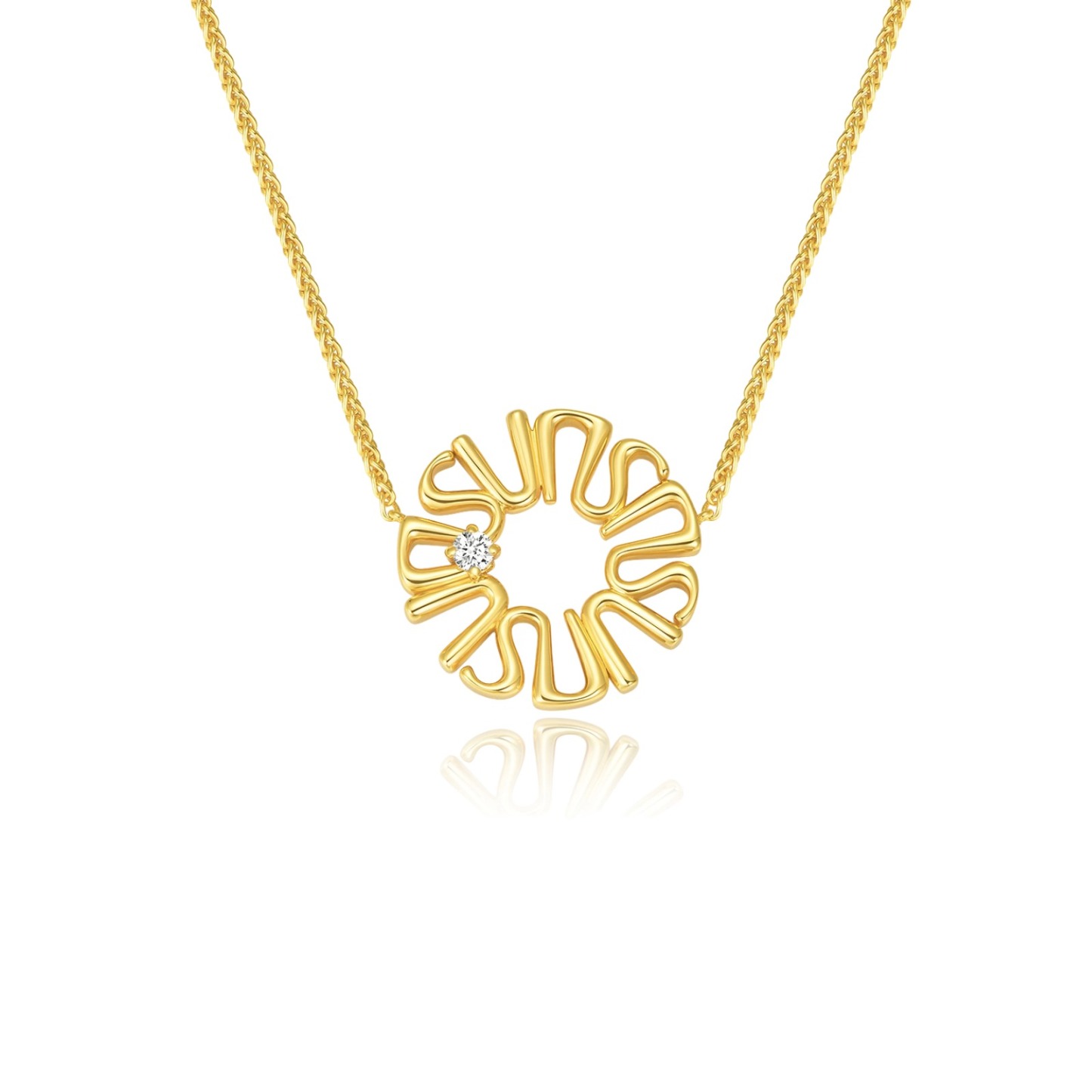 SOLAR Single Stone Necklace