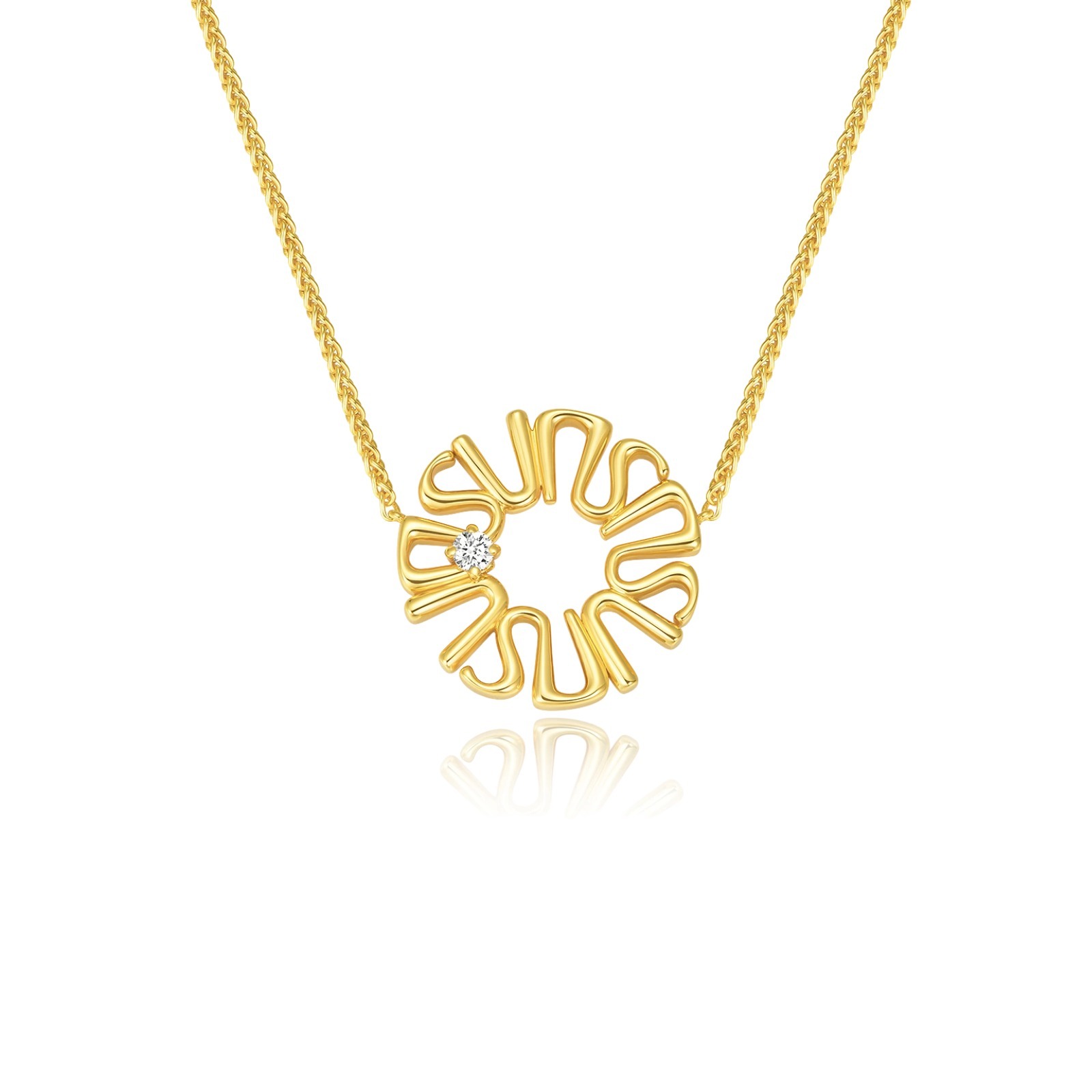 SOLAR Single Stone Necklace