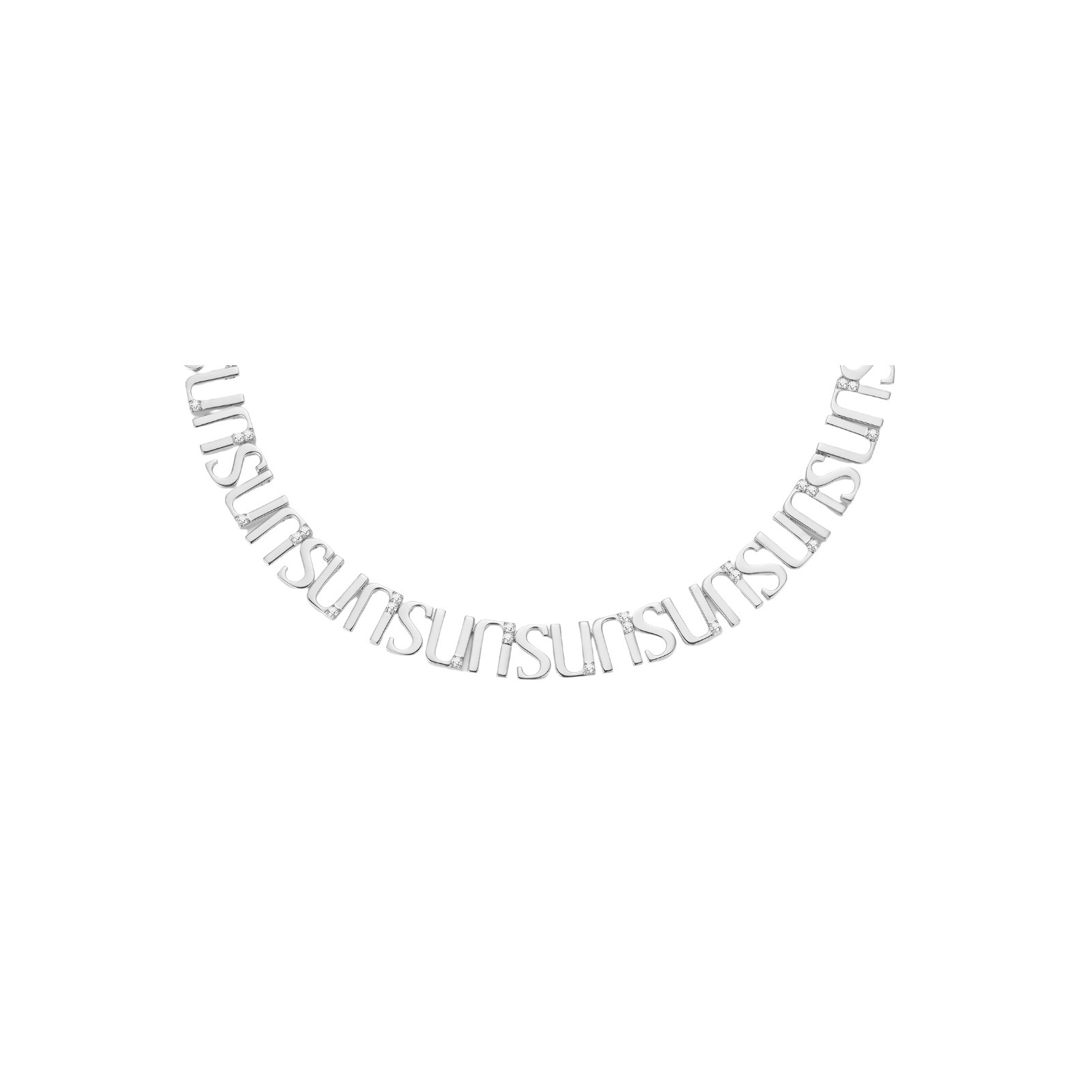 SOLAR Letter Chain Collar Necklace