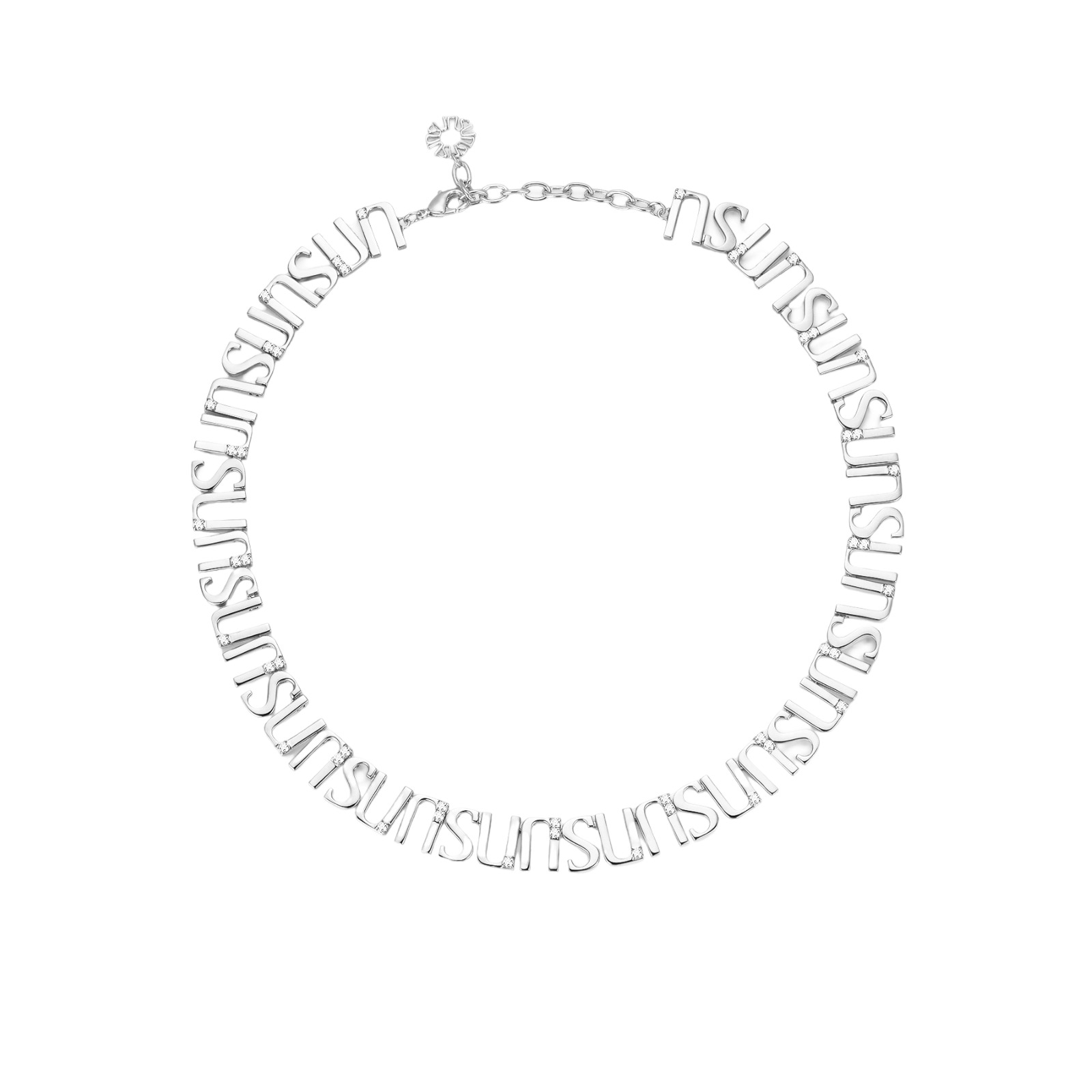 SOLAR Letter Chain Collar Necklace