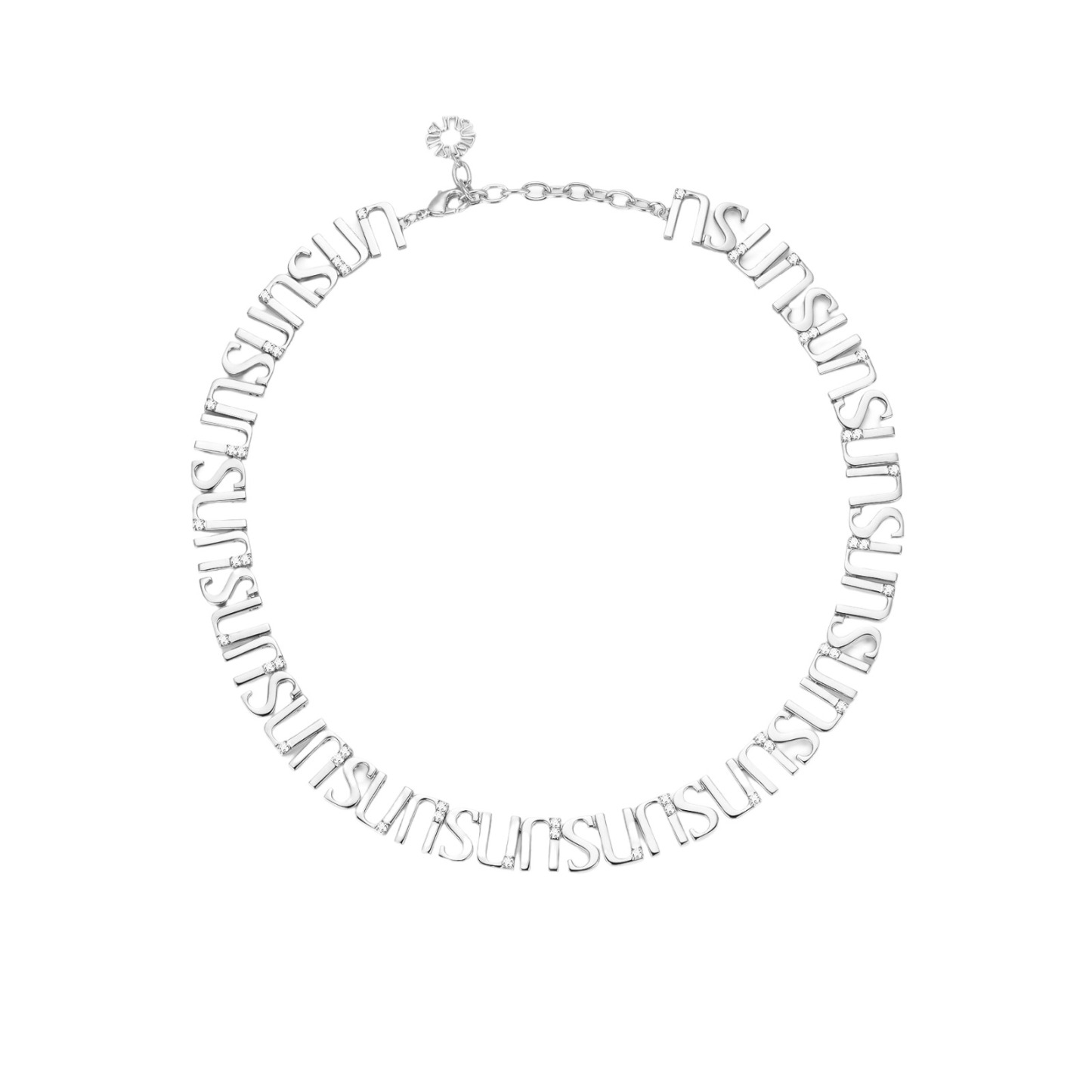 SOLAR Letter Chain Collar Necklace
