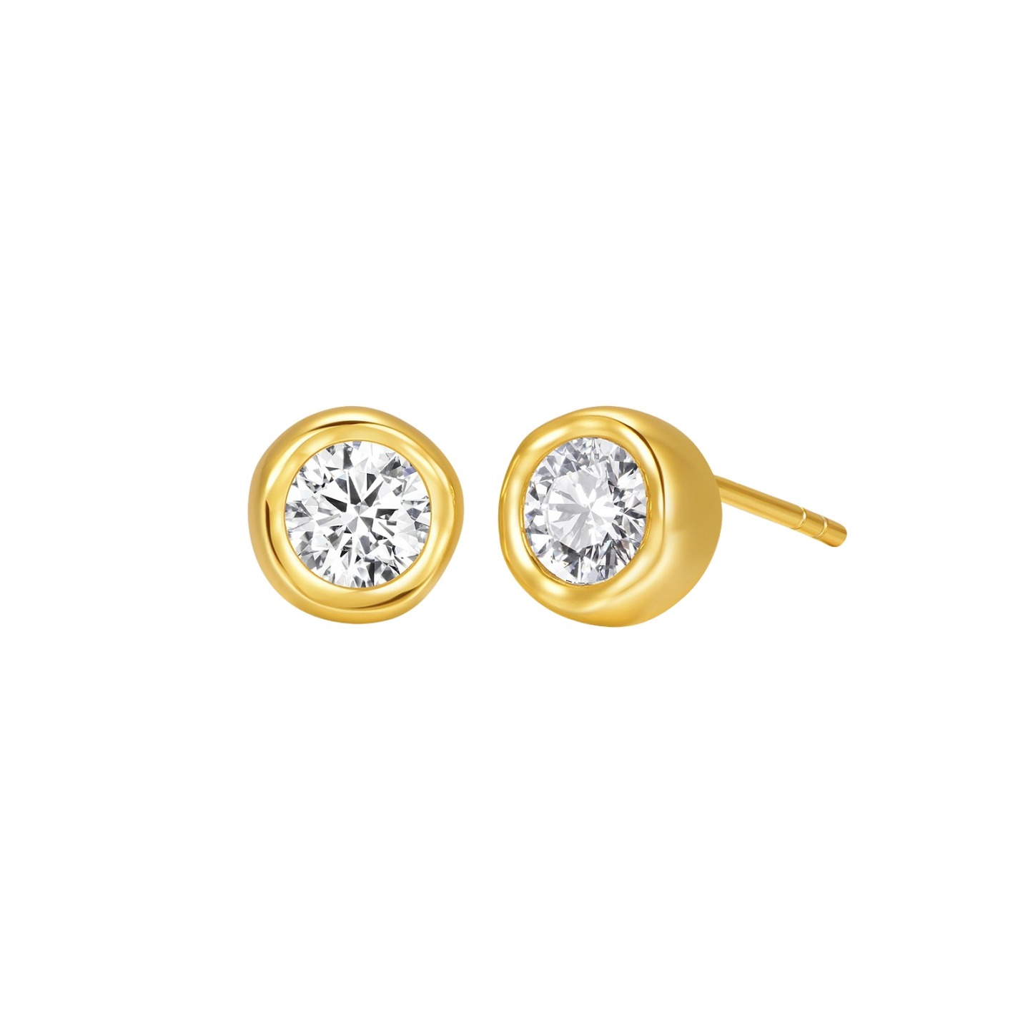 SOLAR Single Stone Earrings
