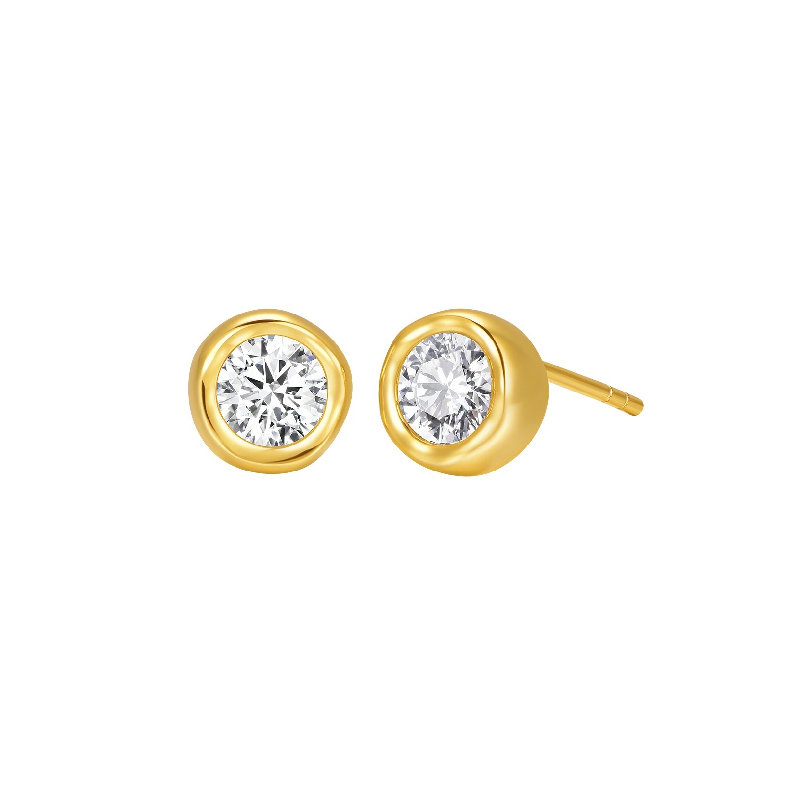 SOLAR Single Stone Earrings