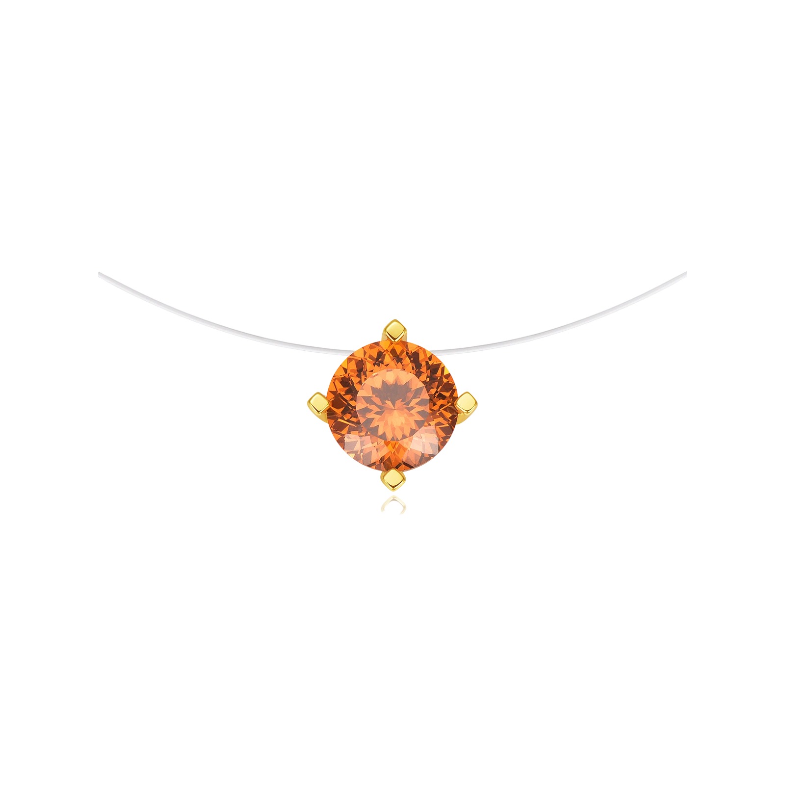 SOLAR Fanta Stone Fishing Line Necklace